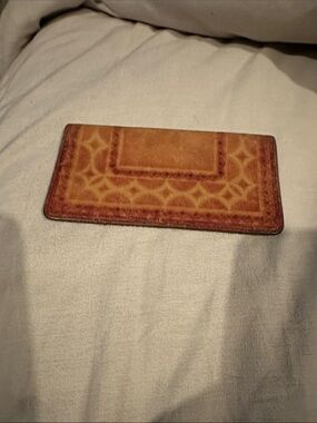 Leather Card & Key Holder in Tan Brown